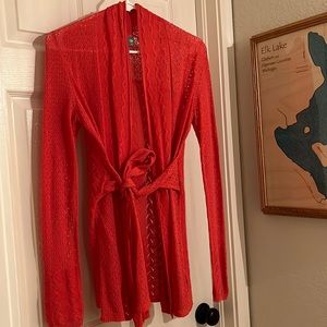 Anthropologie Knitted & Knotted Long Sleeve Lightweight Cardigan